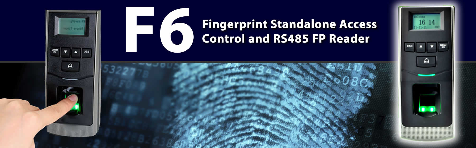 F6 biometric Fingerprint reader device